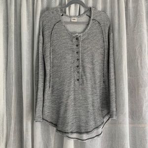 Heather Grey Henley
